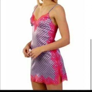 NWT Agent Provocateur Women's Lace Trim Lucie Silk  Slip AP4/UK12/US 8